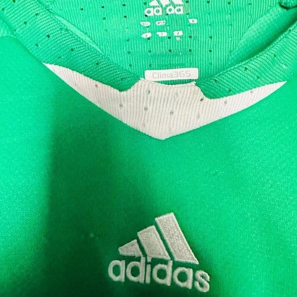 Adidas Green and Red Soccer Jersey - Picture 6 of 6